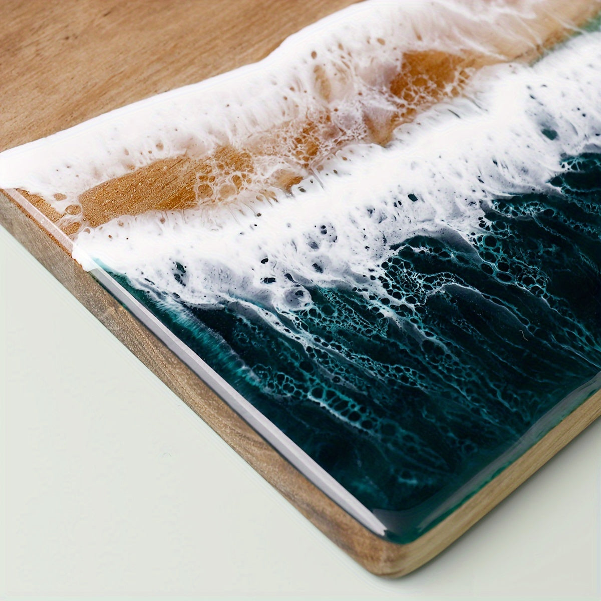 Ocean Breeze Acacia Wood Cutting Board