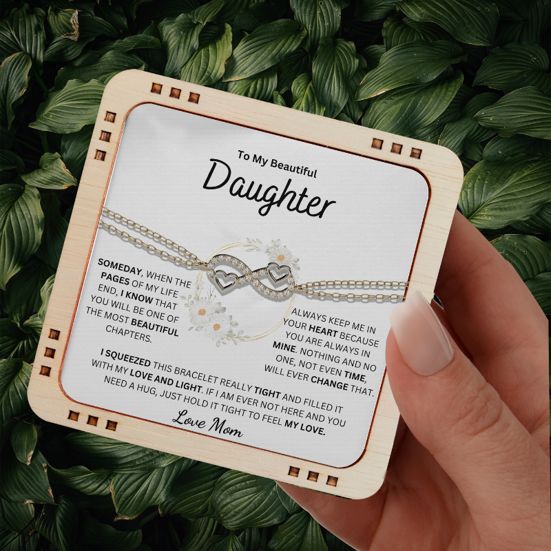 To My Beautiful Daughter Bracelet