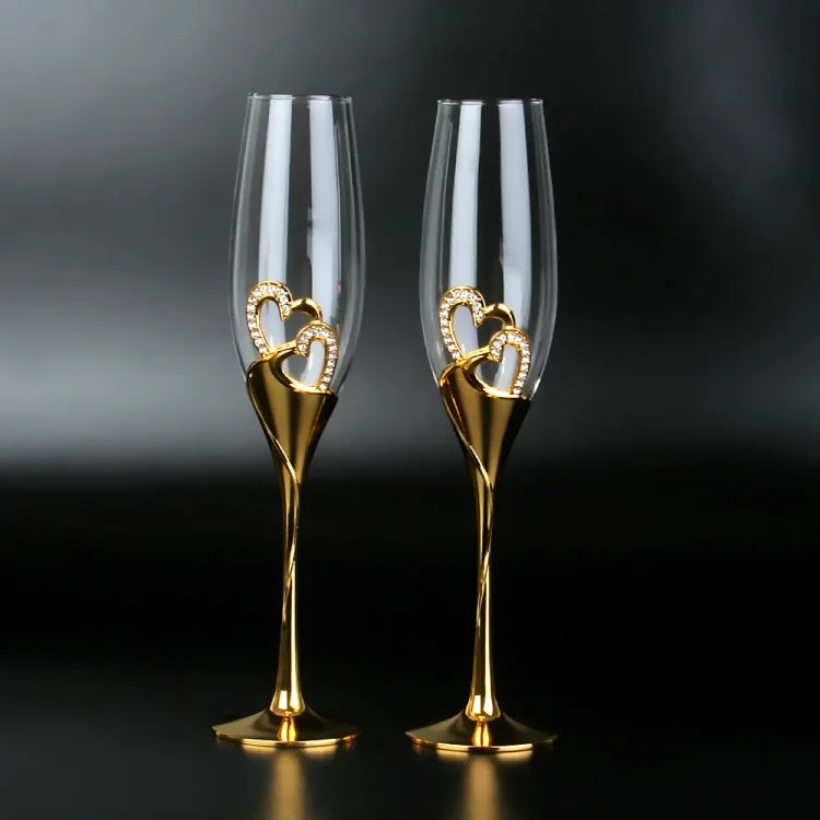 Luxury Crystal Wine Glasses Set