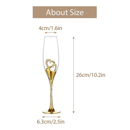 Luxury Crystal Wine Glasses Set