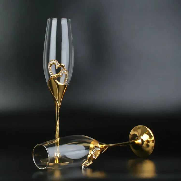 Luxury Crystal Wine Glasses Set