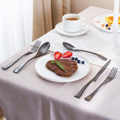 Jet Black Cutlery Set