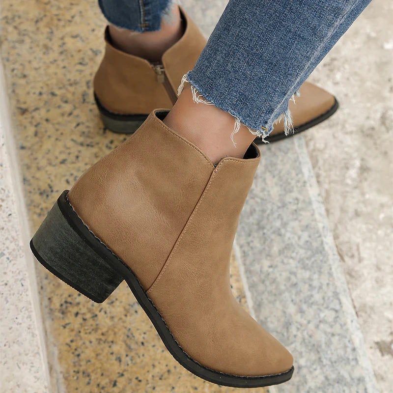 Belezaa Timeless Minimalist Ankle Boots