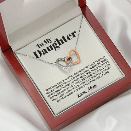 "To My Daughter" Heart Necklace