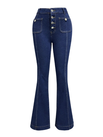 Women's Bell Bottom Denim Pants