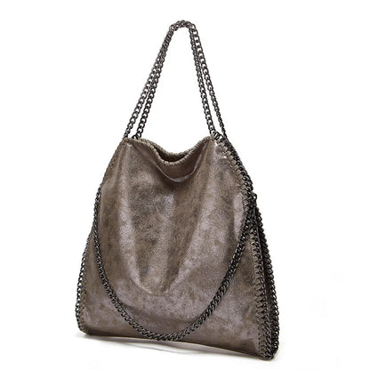 Chain Shoulder Designer Tote Bag