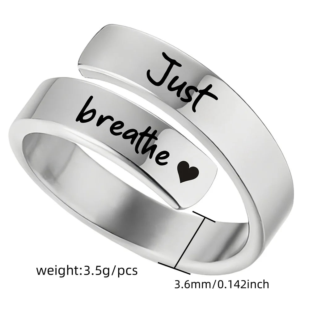 Just Breathe Ring