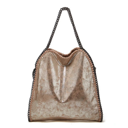 Chain Shoulder Designer Tote Bag