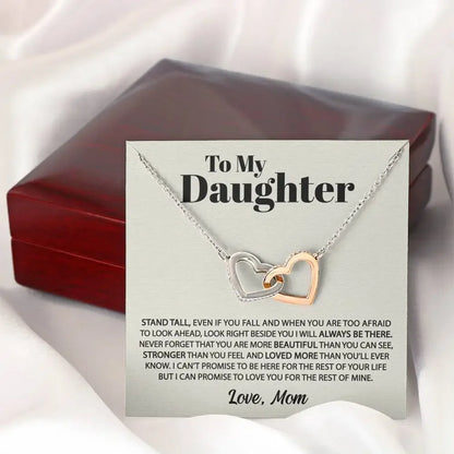 "To My Daughter" Heart Necklace