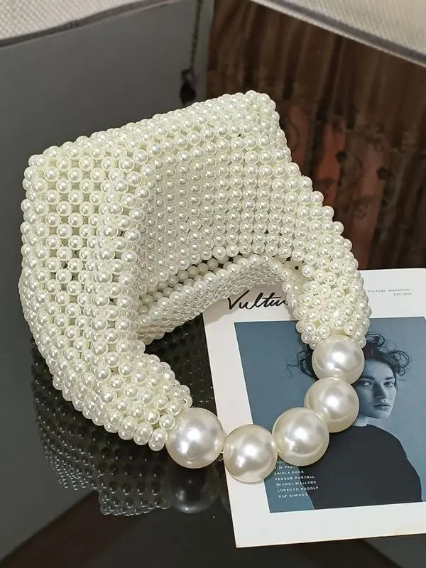 Handmade Pearl Handbag