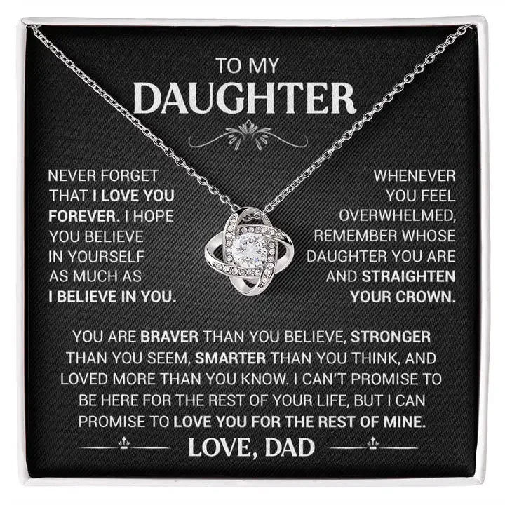 "To My Daughter" Necklace