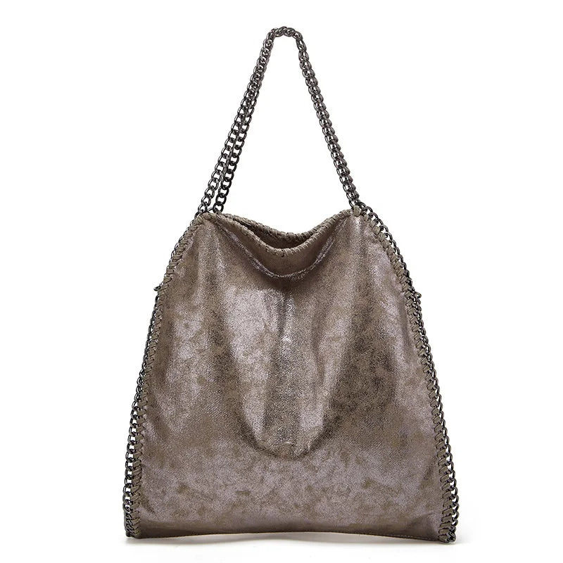 Chain Shoulder Designer Tote Bag