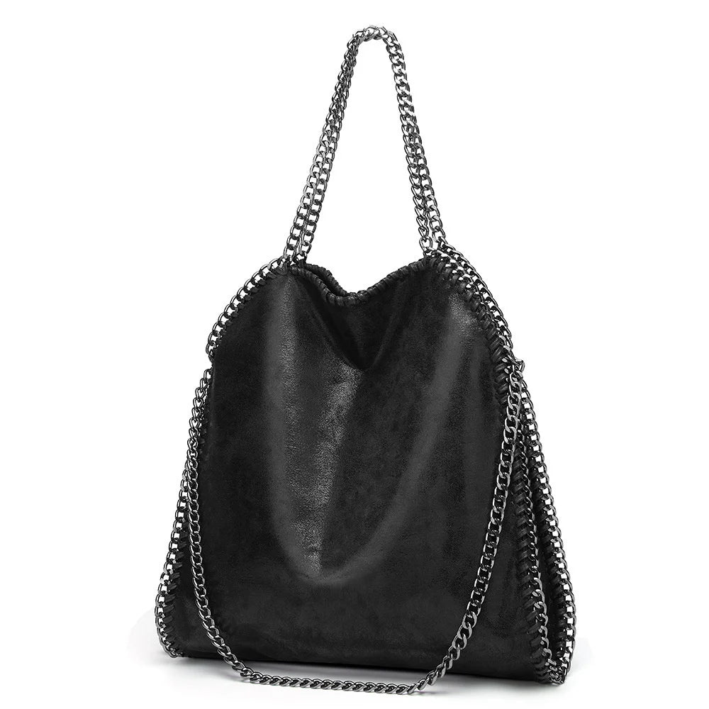 Chain Shoulder Designer Tote Bag