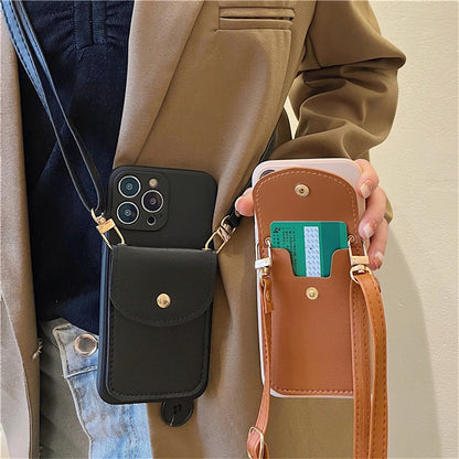 Hands-Free Leather Phone Holder