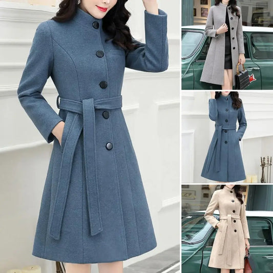 Timeless Belted Winter Trench Coat