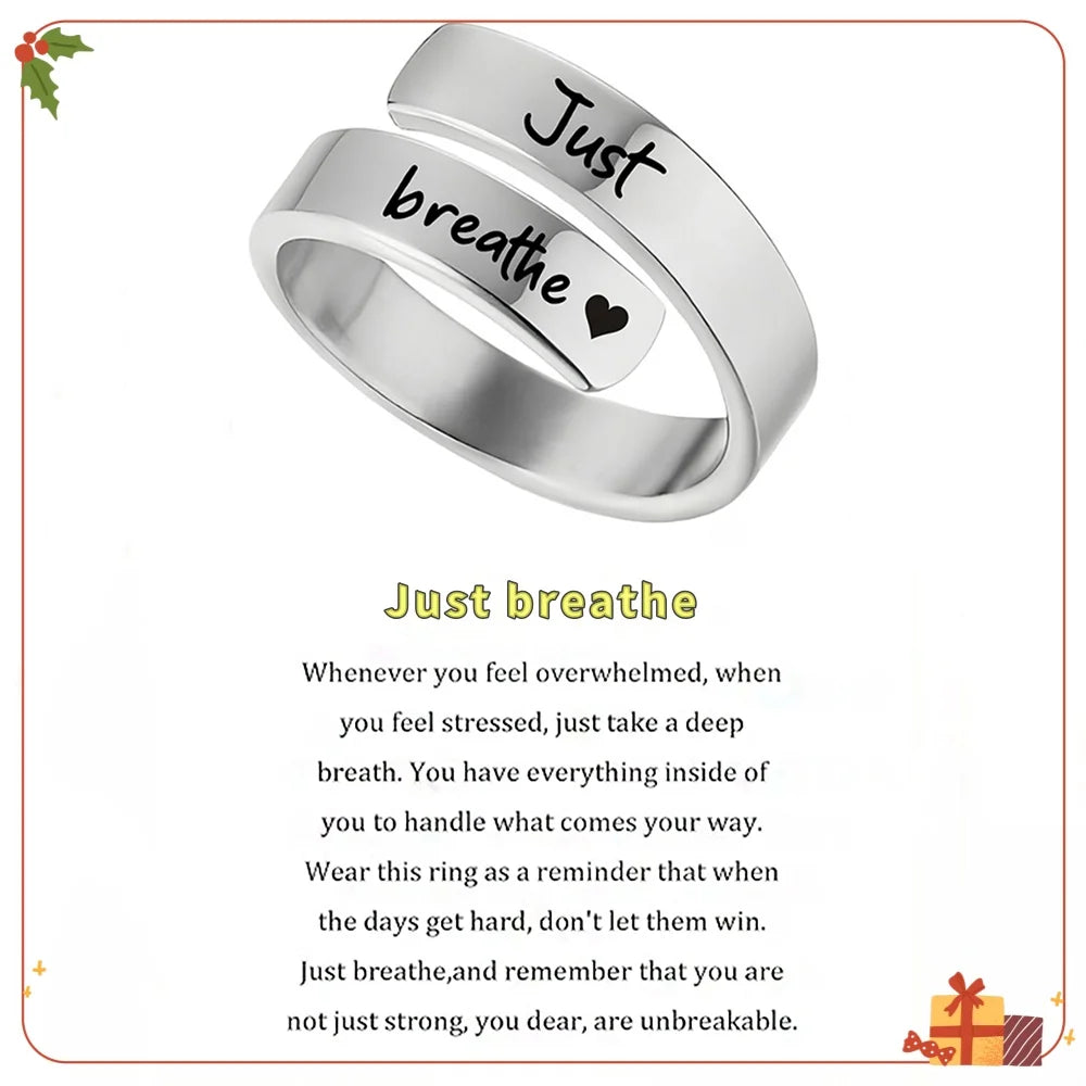 Just Breathe Ring