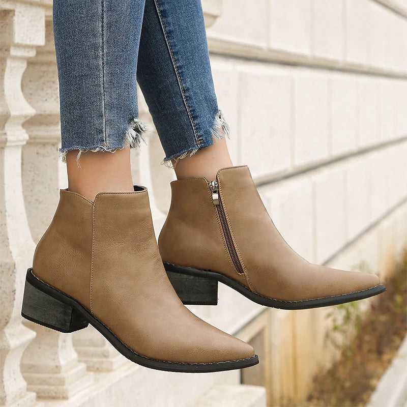 Belezaa Timeless Minimalist Ankle Boots