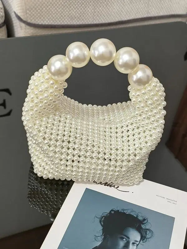 Handmade Pearl Handbag