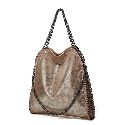 Chain Shoulder Designer Tote Bag