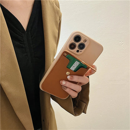 Hands-Free Leather Phone Holder