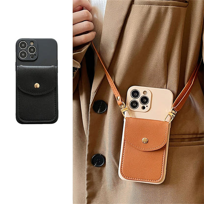 Hands-Free Leather Phone Holder