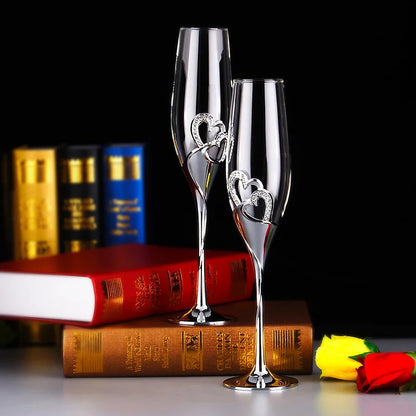 Luxury Crystal Wine Glasses Set