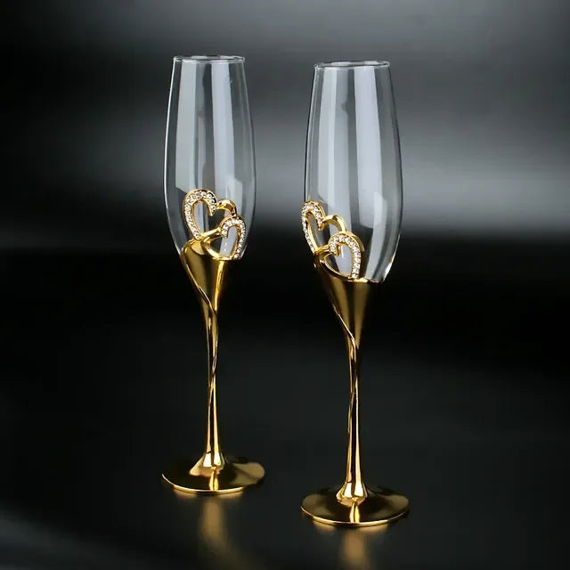 Luxury Crystal Wine Glasses Set