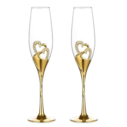 Luxury Crystal Wine Glasses Set