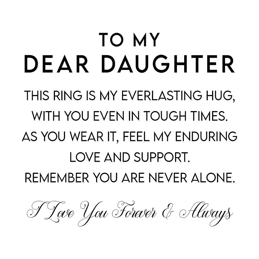 Everlasting Hug Daughter Ring