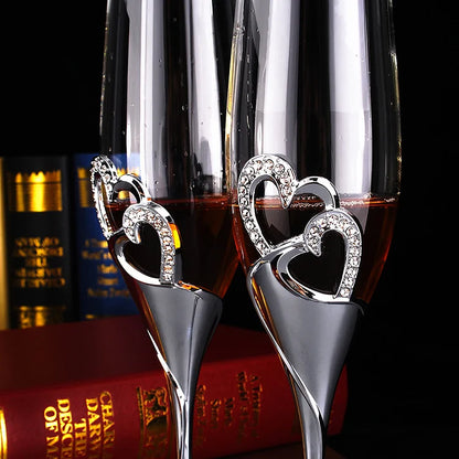 Luxury Crystal Wine Glasses Set